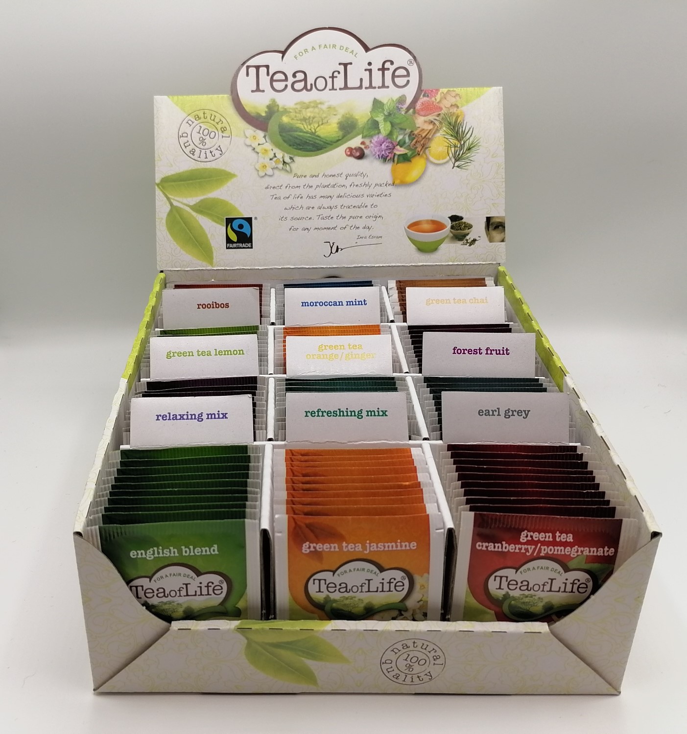 Bestel een assortimentsdoos thee PR Coffee